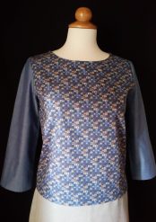 kallioπ WOMEN'S BLOUSE, LONG SLEEVE, STRAIGHT LINE