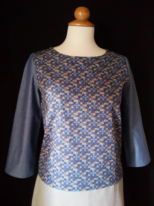 kallioπ WOMEN'S BLOUSE, LONG SLEEVE, STRAIGHT LINE