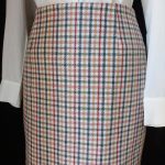 kallioπ MINI PLAID SKIRT WITH LINING