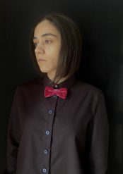 kallioπ WOMEN'S BLACK SHIRT, STRAIGHT LINE - Image 2