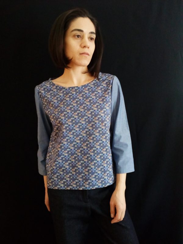 kallioπ WOMEN'S BLOUSE, LONG SLEEVE, STRAIGHT LINE - Image 2