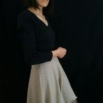 kallioπ asymmetrical cloche skirt, plaid pattern