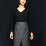 "kallioπ" Γυναικεία jean midi φούστα