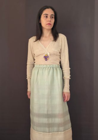 Γυναικεία midi φούστα “kallioπ” με λάστιχο στη μέση