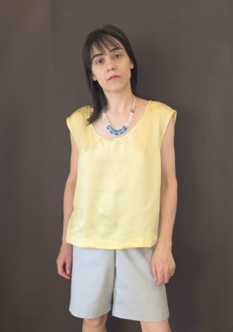 Γυναικείο μεταξωτό top “kallioπ”
